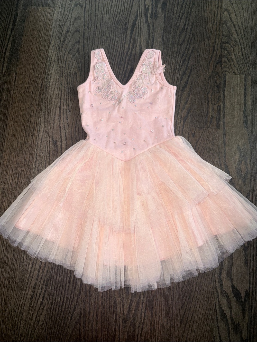 Girls' Pink Embellished Ooh! La,La! Couture Dress - size 6x/7